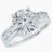 3.37 Carat Round Brilliant Cut Diamond Set in Platinum Mounting