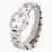 Clerc Iadies Stainless Steel Mother-of-Pearl Dial Diamond Bezel Wristwatch