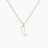 California Outline Charm Necklace (Gold, Silver)