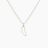California Outline Charm Necklace (Gold, Silver)