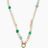14K 18" 7MM Freshwater Pearl & Gem Sweet Maisy #6 Necklace