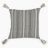 Etoie Accent Cushion, Black & Ivory 18x18 Inch