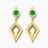 Vohk II Emerald Earrings