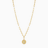 Paper clip zodiac necklace