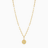 Paper clip zodiac necklace