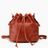 Tulip Vintage Leather Bucket Bag