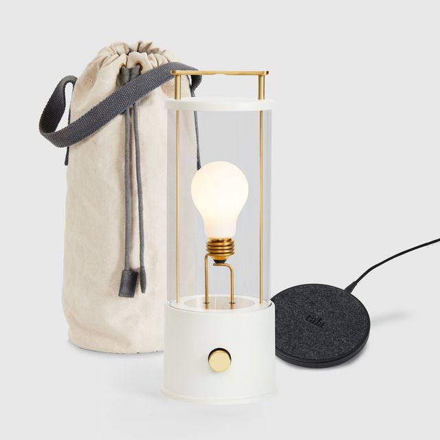 The Muse Portable Lamp in Candlenut White Bundle