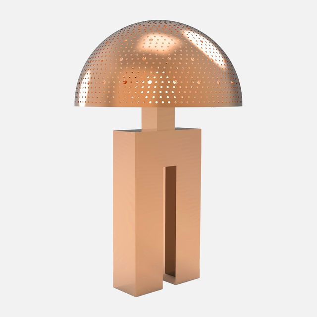 Amur Copper Rustic Table Lamp