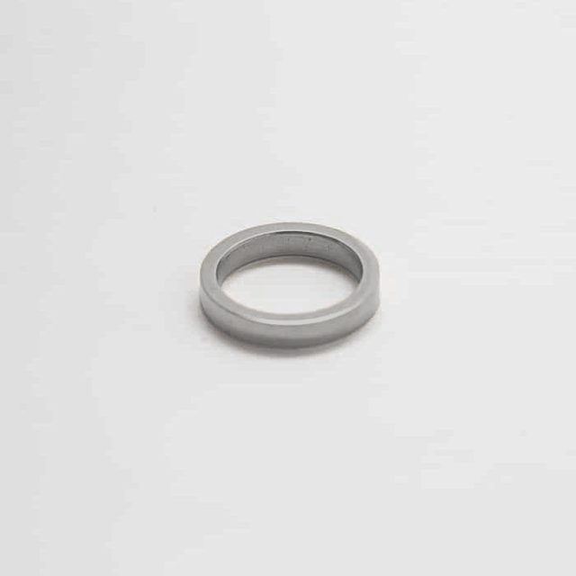 Silver Wide Stacking Ring
