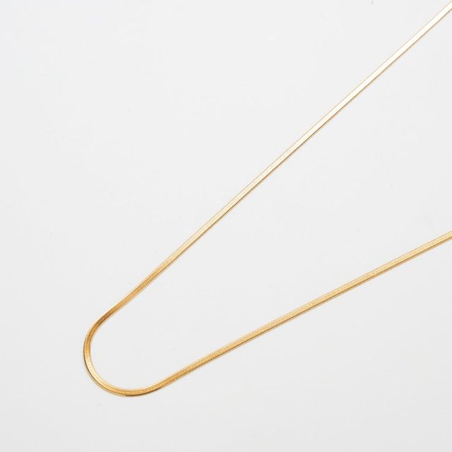 Ultra Thin Herringbone Necklace