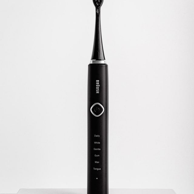 Black Electric Toothbrush Kit
