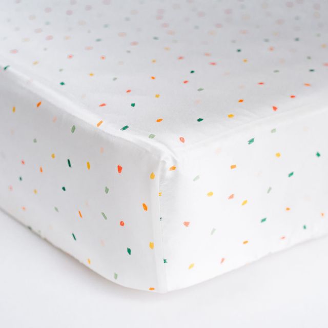 100% Silk Fitted Crib Sheet - Slumber Party