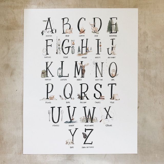 Alphabet Adventure | Art Print