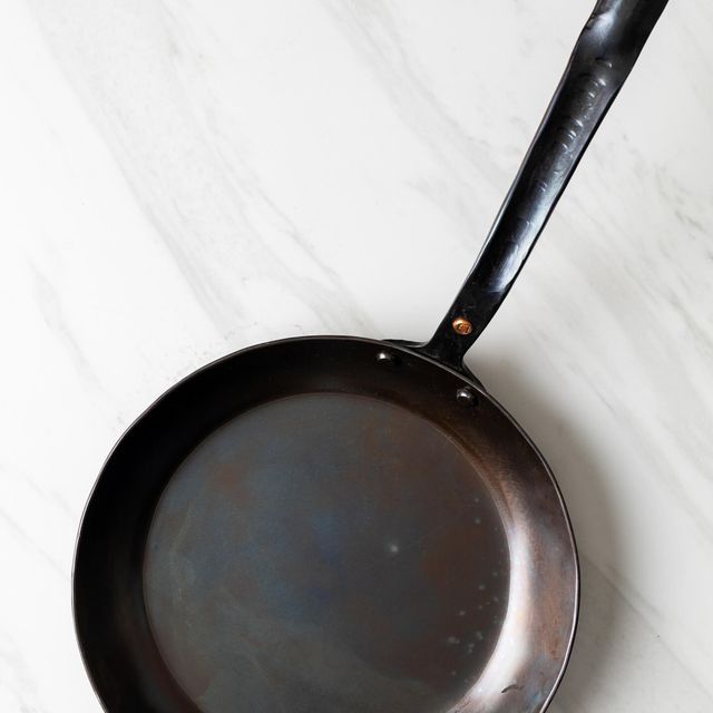 10" Round Carbon Steel Skillet - Hand Forged
