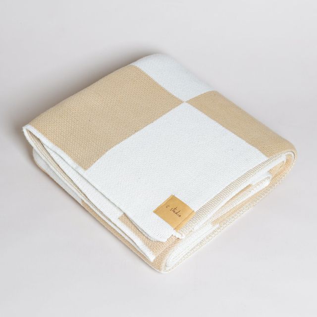 The Check Throw Blanket | Egyptian Cotton
