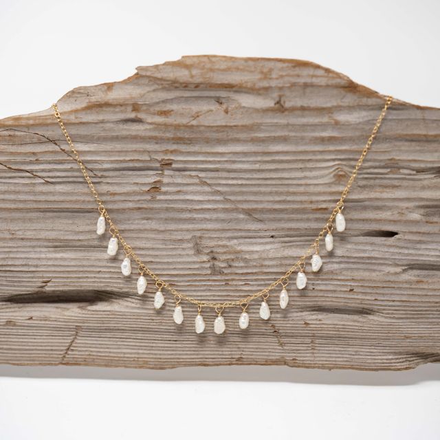 Freshwater Pearl Droplet Necklace