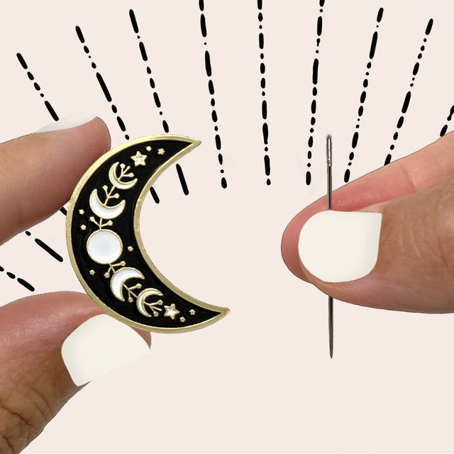 Moon and Stars - Magnetic Needle Minder