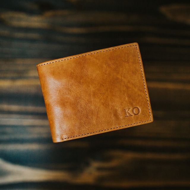 Coin/Card Wallet - Caramel