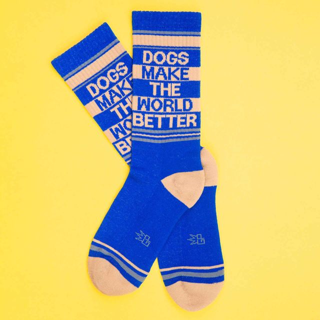 Dogs Make The World Better - Gym Crew Socks