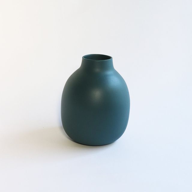 Copy of Stoneware Moo Vase - Peacock Green