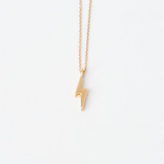 Baby Bolt, on Chain, 19K Gold
