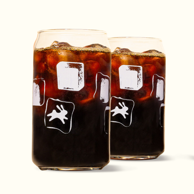 Iced Coffee Glasses - Cubes