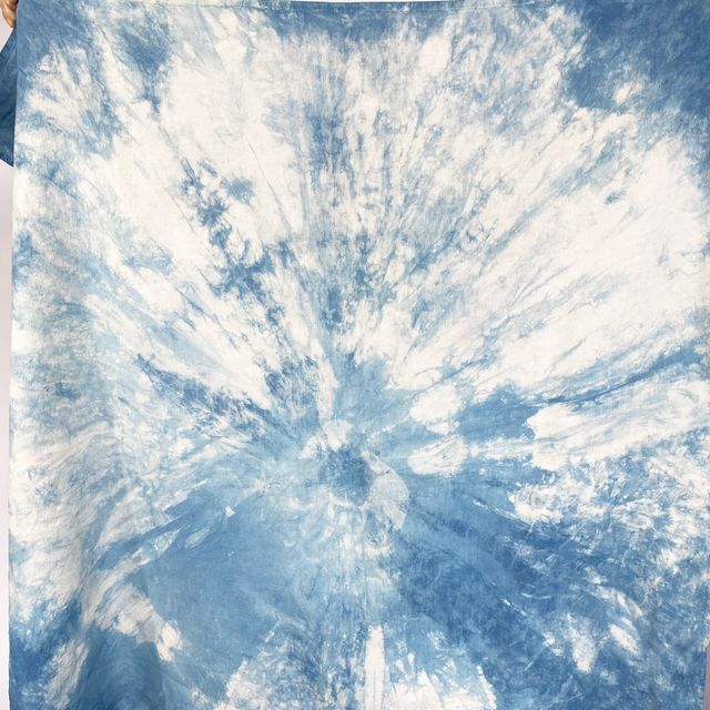 One Of A Kind Shibori Dyed Tablecloths