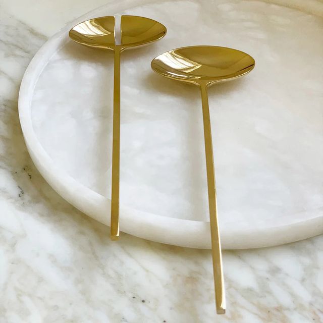 _Solid Brass Servers 9" - Set of 2