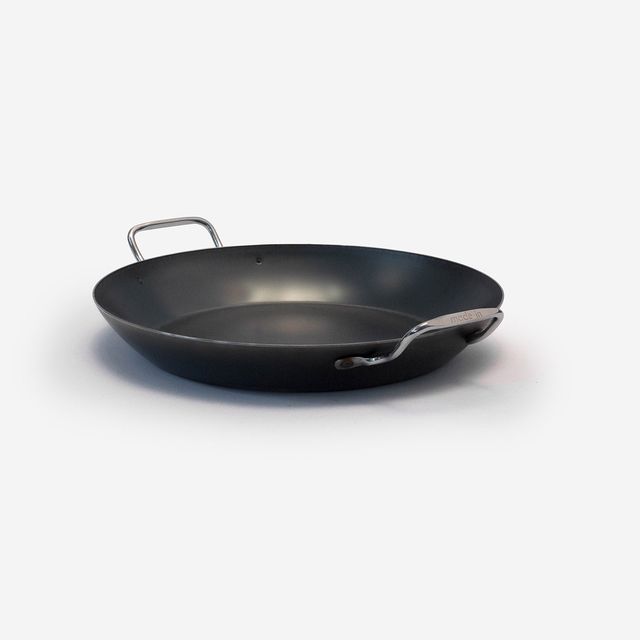 Blue Carbon Steel Paella & Griddle Pan