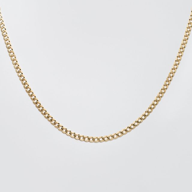 Yellow Gold Curb Chain - Polished 5.8mm