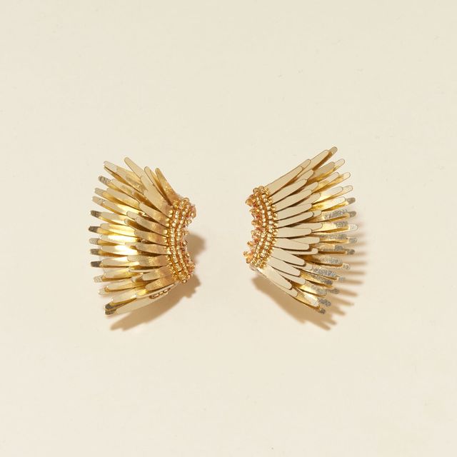 Metallic Mini Madeline Earrings Gold