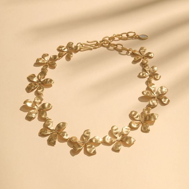 Tangier Collar Necklace Gold