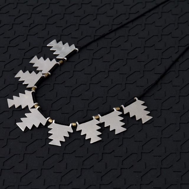 Silver Lazo Necklace