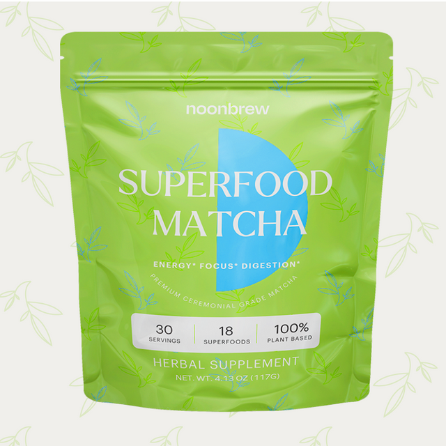 NoonBrew Superfood Matcha 30 Servings