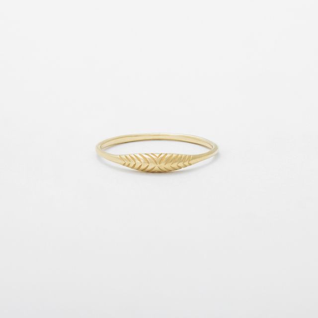 Etched Ovate II Ring