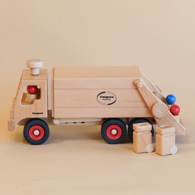 Fagus Wooden Garbage Truck