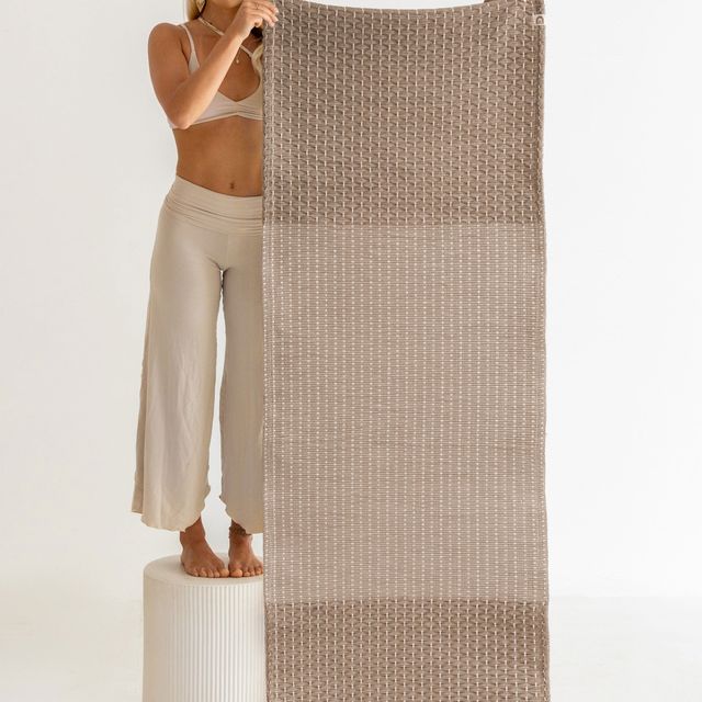 Diamond Yoga Mat - Clay 7mm - Organic Cotton