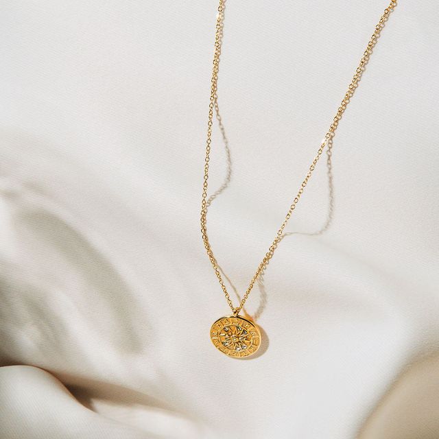 Zodiac Compass - Necklace