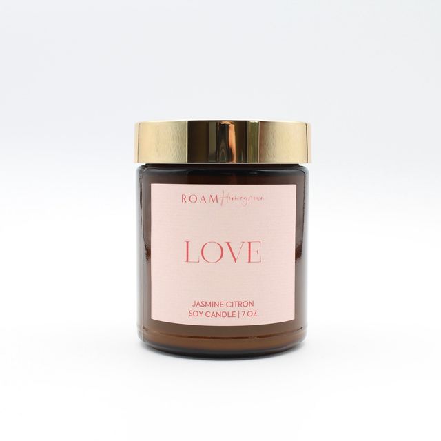 LOVE Valentine's Day Soy Candle, 7 oz