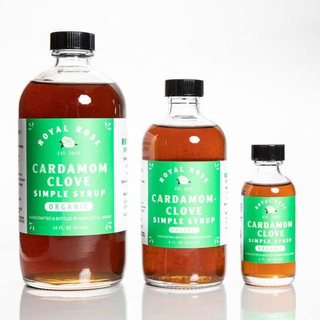 Cardamom Clove Organic Simple Syrup