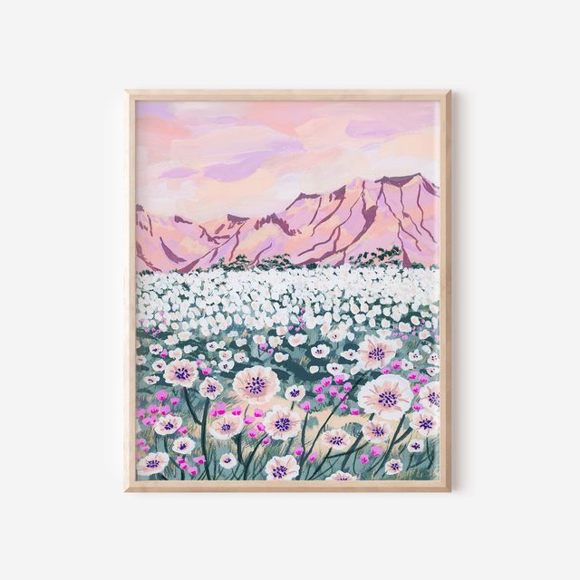 "Pink Desert" Art Print