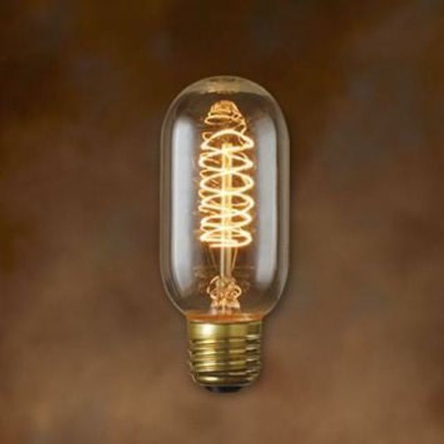 Radio Edison-Style Bulb with Spiral Filament