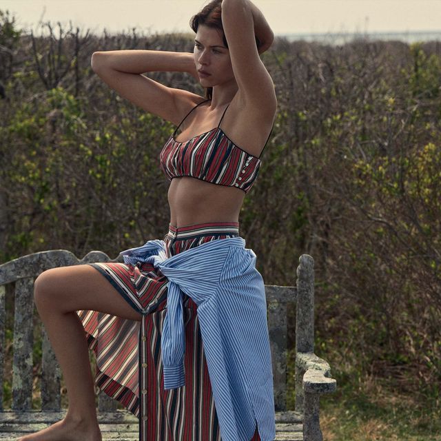 Amaris Skirt -- Montecito Stripe