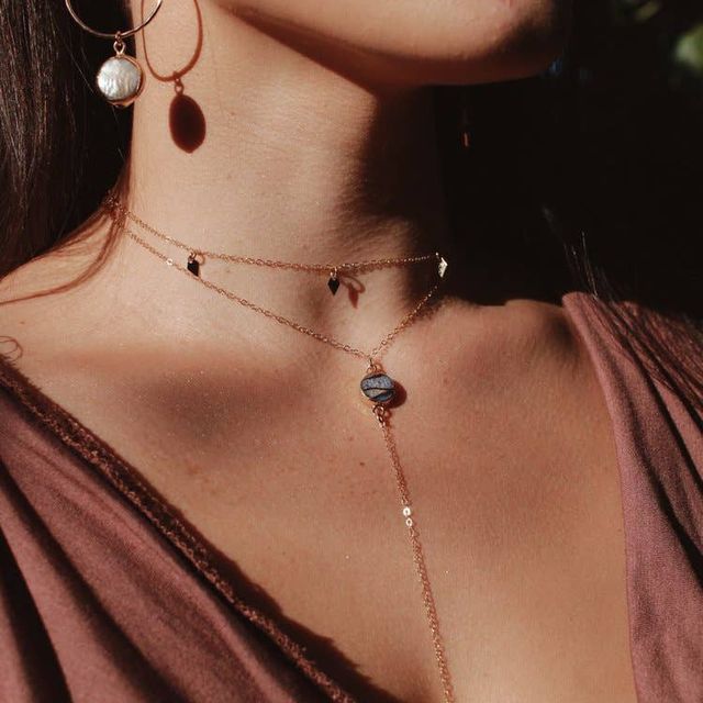 Abalone Choker To Lariat Necklace