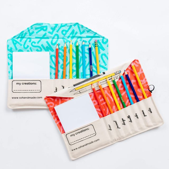 Travel Pencil Case: "My daughter loved it, beautiful design"
