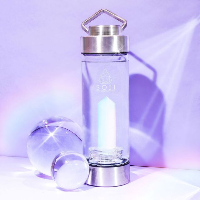 Soji Water Bottle Interchangeable Crystal Points