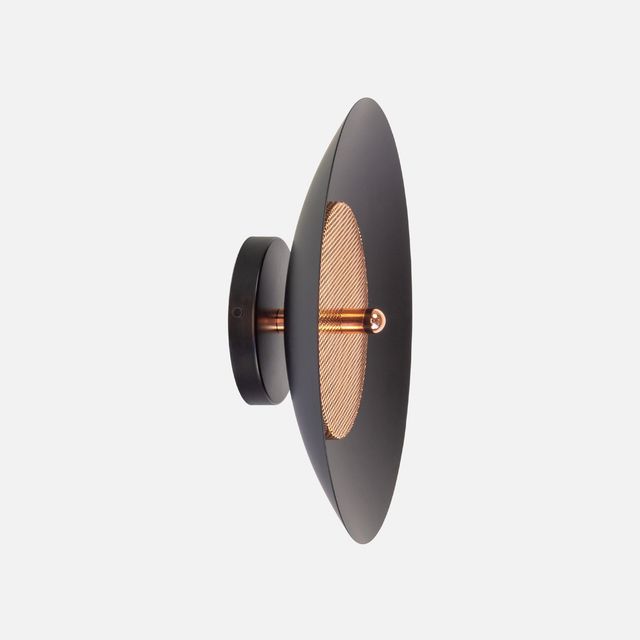 Signal Wall Sconce, Black & Copper