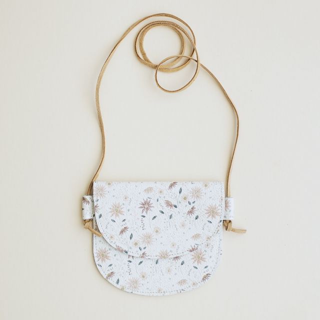 Toddler Leather Purse in Bloom