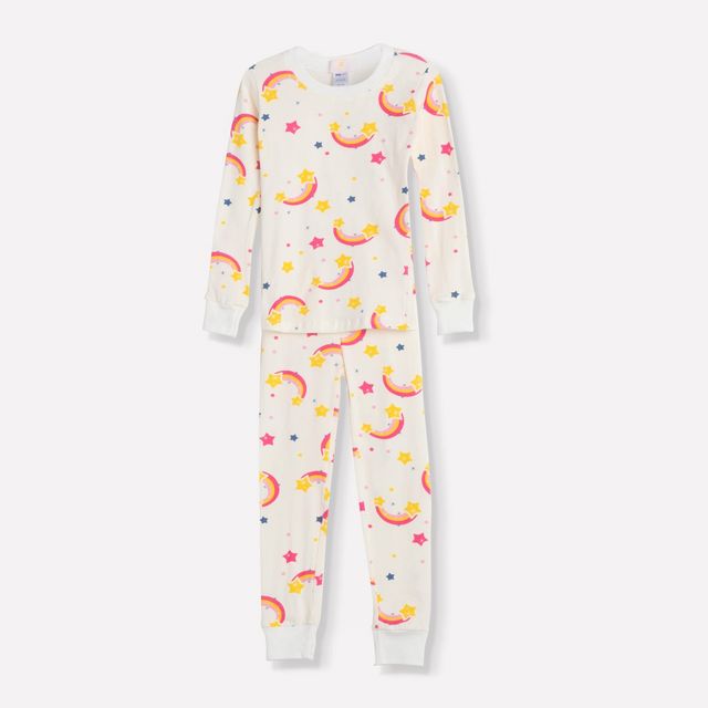Rainbows Long Pajama Set