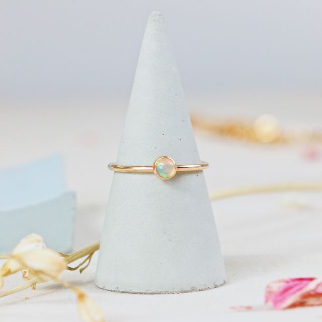Opal Ring - October Birthstone